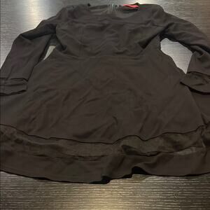 Akira Chicago Mesh Accented Mini Dress Medium